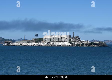 Alcatraz Island und Prision in San Francisco, USA. Stockfoto