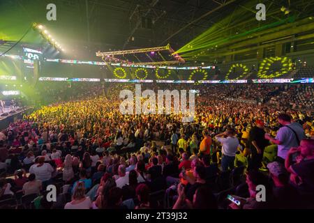 Erste Ausgabe Discoteca 90, Cluj-Napoca, Freitag, 15. September 2023. Stockfoto