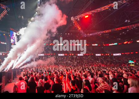 Erste Ausgabe Discoteca 90, Cluj-Napoca, Freitag, 15. September 2023. Stockfoto