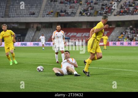 Das Fußballspiel der All Stars Romania und Galatasaray Legends während des Sports Festival 2023 in Cluj-Napoca am 2. Juni 2023. Stockfoto