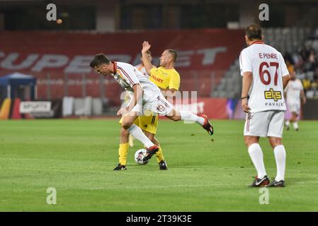 Das Fußballspiel der All Stars Romania und Galatasaray Legends während des Sports Festival 2023 in Cluj-Napoca am 2. Juni 2023. Stockfoto