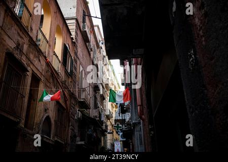 Neapel, Italien - 02. August 2022: Centro Storico Stockfoto