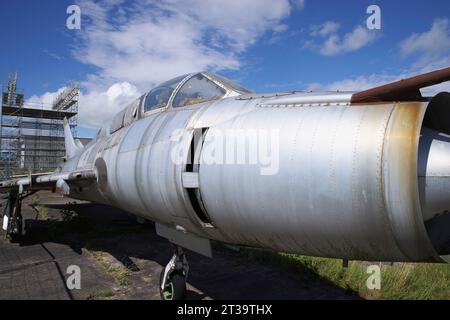 Sukhoi SU-17, 69004, 54 Red, Hawarden, Chester Airport, Stockfoto