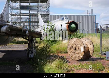 Sukhoi SU-17, 69004, 54 Red, Hawarden, Chester Airport, Stockfoto