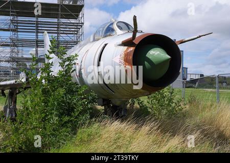 Sukhoi SU-17, 69004, 54 Red, Hawarden, Chester Airport, Stockfoto