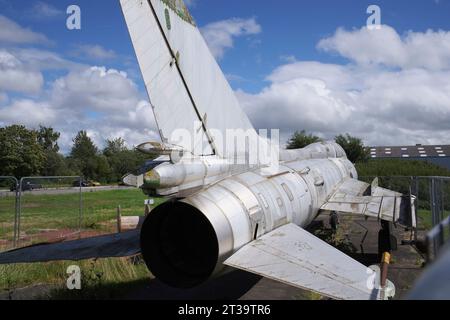 Sukhoi SU-17, 69004, 54 Red, Hawarden, Chester Airport, Stockfoto