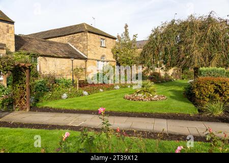 Bath Gardens im Zentrum von Bakewell, Derbyshire, England Stockfoto