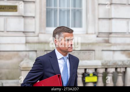 London, Großbritannien. Oktober 2023. Mark harper Secretary of State for Transport verlässt das Kabinett Credit: Richard Lincoln/Alamy Live News Stockfoto