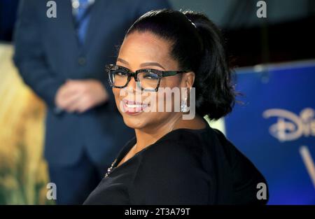 Oprah Winfrey nimmt an der europäischen Premiere von „A Wrinkle in Time“ im BFI IMAX in London Teil. Stockfoto