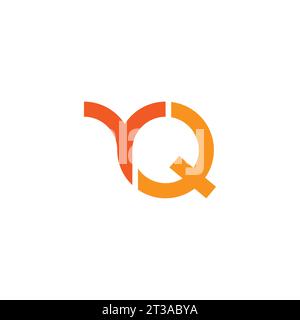 YQ-Logo, YQ-Monogramm, ursprüngliches YQ-Logo, YQ-Logo, Symbol, Vektor Stock Vektor