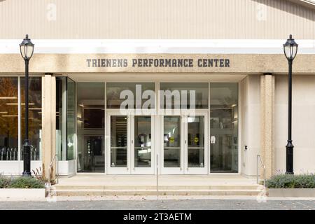 Das Trienens Performance Center der Northwestern University ist ein Feldhaus für sportliche Aktivitäten und Sportveranstaltungen. Stockfoto