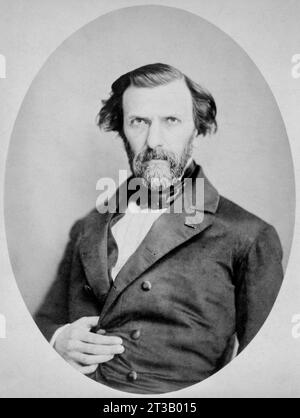Porträt des Komponisten Ambroise Thomas (1811–1896). Französischer Komponist und Lehrer, bekannt durch seine Opern Mignon (1866) und Hamlet (1868). Stockfoto