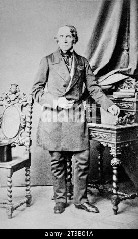 Porträt des Komponisten Giacomo Meyerbeer (1791–1864). Deutscher Opernkomponist Stockfoto