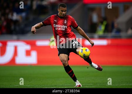 Malick Thiaw vom AC Milan im Spiel der Serie A zwischen AC Milan und Juventus FC. Stockfoto