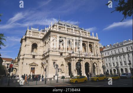 Die Ungarische Staatsoper, Andrassy ut, Andrassy Avenue, Budapest, Ungarn Stockfoto