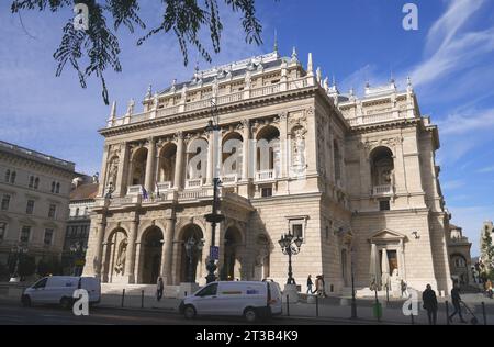 Die Ungarische Staatsoper, Andrassy ut, Andrassy Avenue, Budapest, Ungarn Stockfoto