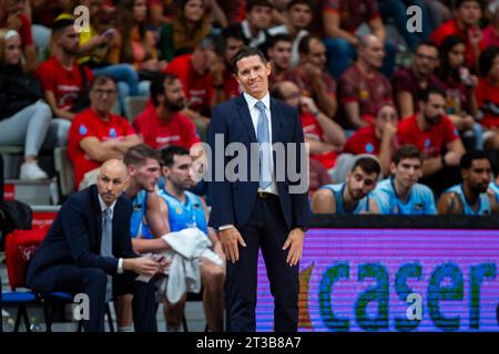 JAKA LAKOVIC slowenischer Cheftrainer der Dreamland CB Gran Canaria während des Spiels UCAM Murcia CB gegen Dreamland CB Gran Canarias, Endesa Basketball League Stockfoto