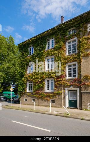 Wohnsiedlung Margarethenhöhe, Gartenstadt, Essen, Ruhrgebiet, Nordrhein-Westfalen, Deutschland, Europa Stockfoto