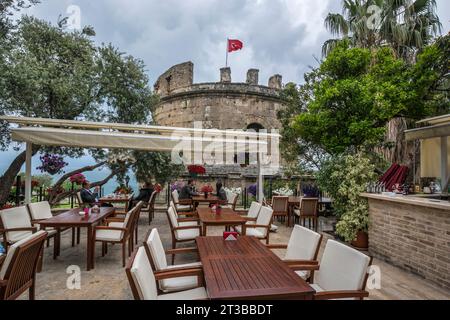 Hidirlik Turm in Antalya, Türkei Stockfoto