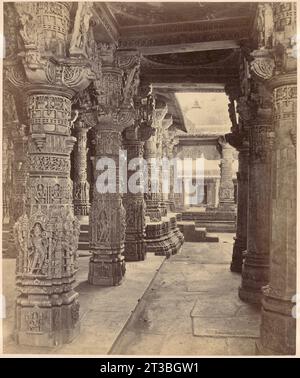 Berg Abu, Jain-Tempel [d. h. Adinatha oder Vimala Vasahi-Tempel], innen Stockfoto