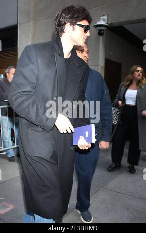 NEW YORK, NY - 24. OKTOBER: Jacob Elordi wurde am 24. Oktober 2023 auf der Today Show von NBC in New York City gesehen. Copyright: XRWx Credit: Imago/Alamy Live News Stockfoto