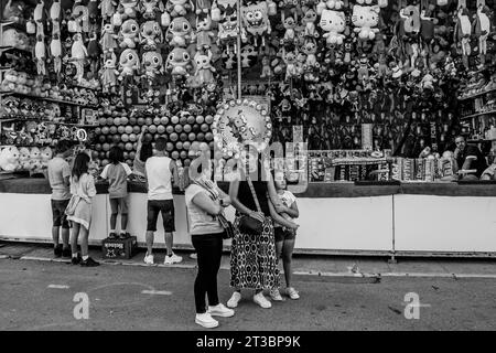 Spanien im Jahr 2023 Fuengirola Feria Stockfoto