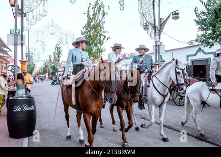 Spanien im Jahr 2023 Fuengirola Feria Stockfoto