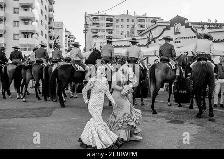 Spanien im Jahr 2023 Fuengirola Feria Stockfoto