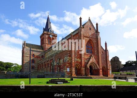 Kirkwall East Church Cathedral in Kirkwall Schottland Orkney Islands Vereinigtes Königreich britische Inseln Stockfoto