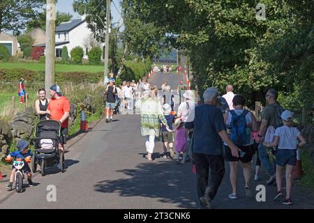 Norland Vogelscheuchen Festival, Norland, West Yorkshire Stockfoto