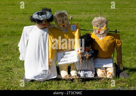 Norland Vogelscheuchen Festival, Norland, West Yorkshire Stockfoto