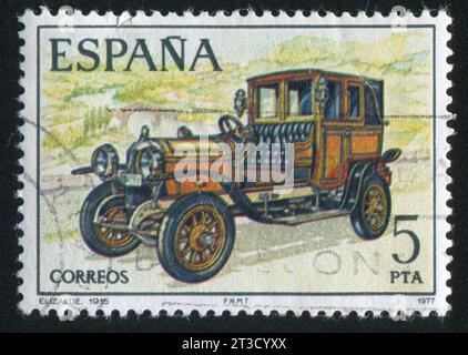 SPANIEN - CA. 1977: Briefmarke gedruckt von Spanien, zeigt Elizalde, ca. 1977 Stockfoto