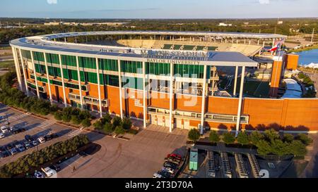 Waco, Texas - 22. September 2023: McLane Stadium, Heimstadion der Baylor University Bears. Stockfoto