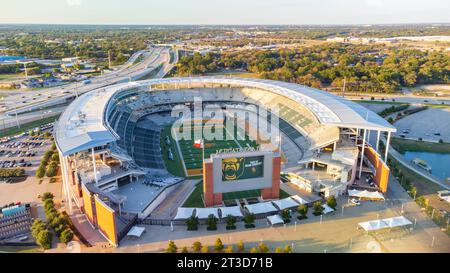 Waco, Texas - 22. September 2023: McLane Stadium, Heimstadion der Baylor University Bears. Stockfoto