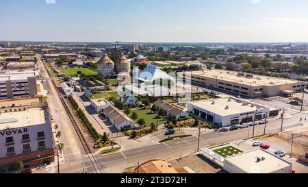 Waco, Texas – 23. September 2023: Magnolia Market at the Silos, die Chip and Joanaa Gaines gehört, befindet sich in Waco, Texas Stockfoto