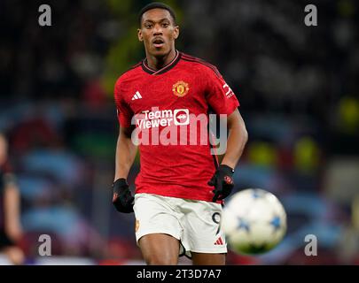 MANCHESTER, GROSSBRITANNIEN. Oktober 2023. Anthony Martial von Manchester United während des Spiels der UEFA Champions League in Old Trafford, Manchester. Der Bildnachweis sollte lauten: Andrew Yates/Sportimage Credit: Sportimage Ltd/Alamy Live News Stockfoto