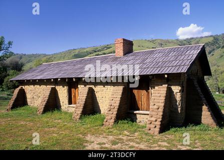 Orderlies Quarters, Fort Tejon State Historic Park, Kalifornien Stockfoto