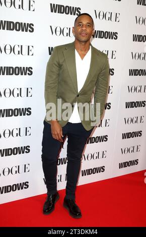 London, Großbritannien. 31. Oktober 2018. Reggie Yates nimmt an einer Sondervorführung von „Widows“ in Zusammenarbeit mit Vogue im Tate Modern in London Teil. (Foto: Fred Duval/SOPA Images/SIPA USA) Credit: SIPA USA/Alamy Live News Stockfoto