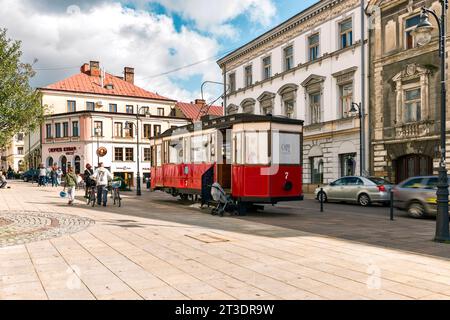 Die Stadt Tarnow ist nicht nur die einzigartige Schönheit der Altstadt, die mittelalterliche Straßen, architektonische Meisterwerke der Gotik, Polen, erhalten hat. Stockfoto