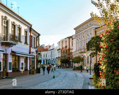 Die Stadt Tarnow ist nicht nur die einzigartige Schönheit der Altstadt, die mittelalterliche Straßen, architektonische Meisterwerke der Gotik, Polen, erhalten hat. Stockfoto