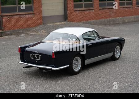 Rückansicht 3/4 eines 1957 Ferrari 250 GT Coupés Stockfoto