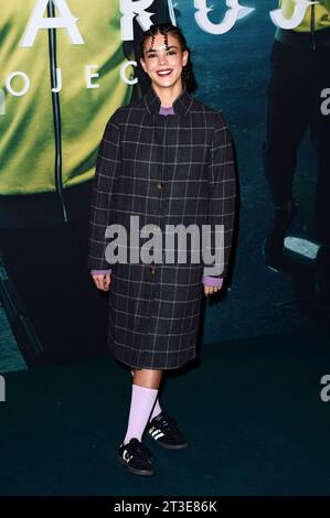 Safia Oakley-Green bei der Premiere des 2. Staffel der Sky Serie The Lazarus Project im BFI Southbank. London, 24.10.2023 *** Safia Oakley Green bei der Premiere der zweiten Staffel der Sky-Serie The Lazarus Project im BFI Southbank London, 24 10 2023. Foto: XS.xVasx/xFuturexImagex lazarus 3008 Credit: Imago/Alamy Live News Stockfoto