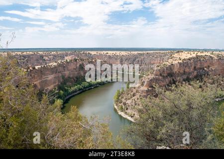 Hoces del Río Duratón Stockfoto