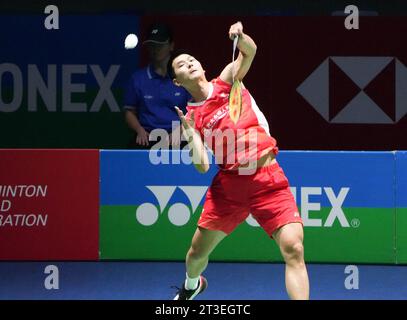 Zhao Junpeng aus Chine während der Yonex Internationaux de, Frankreich. , . In der Glaz Arena in Cesson-Sévigné, Frankreich. Foto: Laurent Lairys/ABACAPRESS.COM Credit: Abaca Press/Alamy Live News Stockfoto