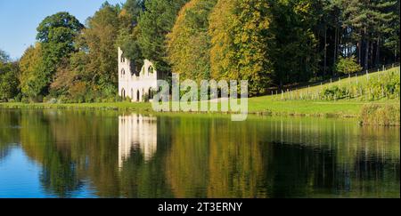 Ruhe im Painshill Park in Surrey, England Stockfoto