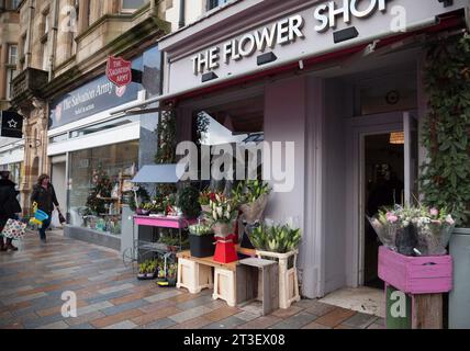 Der Blumenladen, West Princes Street, Helensburgh Stockfoto