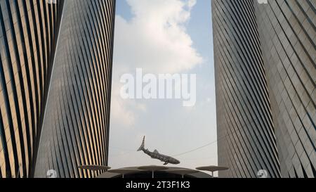 Lusail, Katar - 22. Dezember 2022: Turm Lusail Plaza 4. Al Saad Tower Lusail Boulevard neu entwickelte Stadt Katar Stockfoto