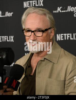 Hollywood, Kalifornien, USA. Oktober 2023. David Fincher. Netflix's LA Special Screening of the Killer im Academy Museum of Motion Pictures. Foto Copyright: XBillyxBennight/AdMediax/MediaPunchx Credit: Imago/Alamy Live News Stockfoto