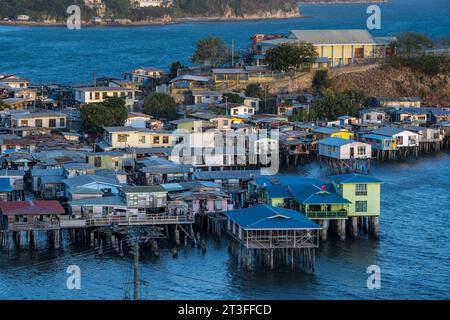 Papua-Neuguinea, Papua-Golfregion, National Capital District, National Capital District, Port Moresby City, Koki District, Koki Stelzdorf Stockfoto