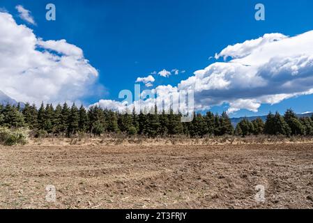 Die Schönheit des Dorfes Yuhu in der Provinz Yunnan, China Stockfoto